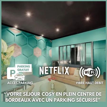 Free Parking - Self Checkin - Wifi - Netflix - City Center - Le Coste By Superbordeaux Buitenkant foto