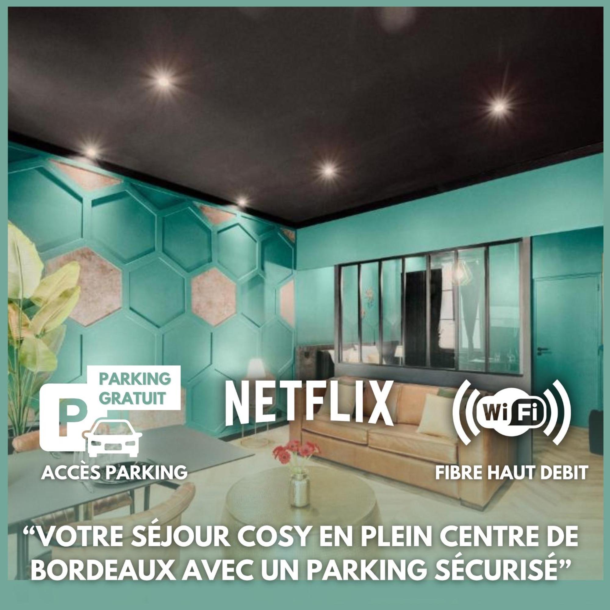 Apartamento Free Parking - Self Checkin - Wifi - Netflix - Center - Le Coste By Superbordeaux