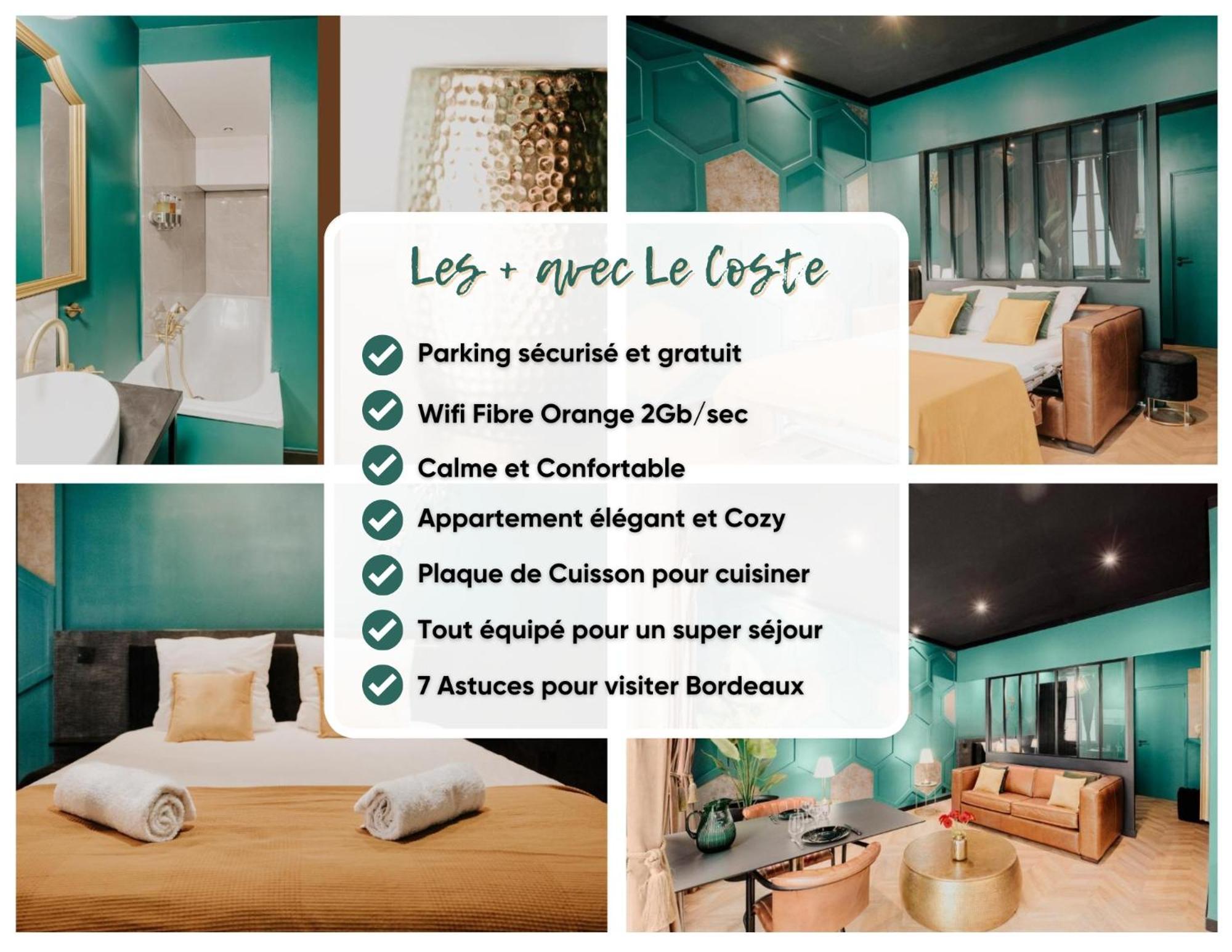 Apartamento Free Parking - Self Checkin - Wifi - Netflix - Center - Le Coste By Superbordeaux